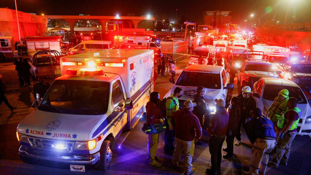 Fire at the National Migration Institute (INM) building, in Ciudad Juarez