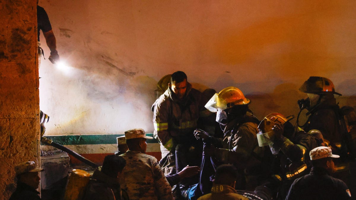 Fire at the National Migration Institute (INM) building, in Ciudad Juarez