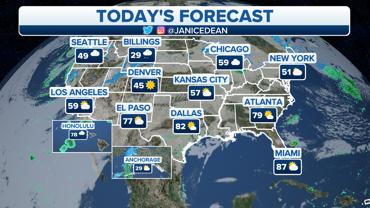 National US weather forecast
