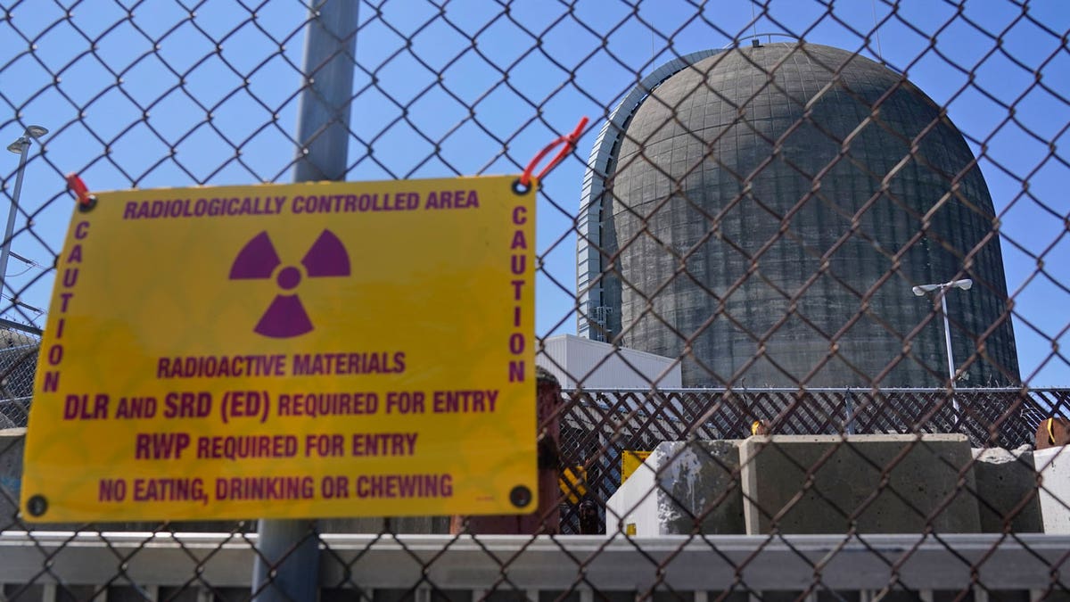 Nuclear facility sign