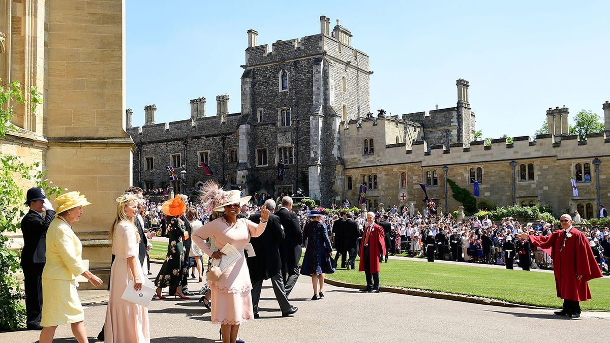 Oprah Winfrey at Harry and Meghan's wedding