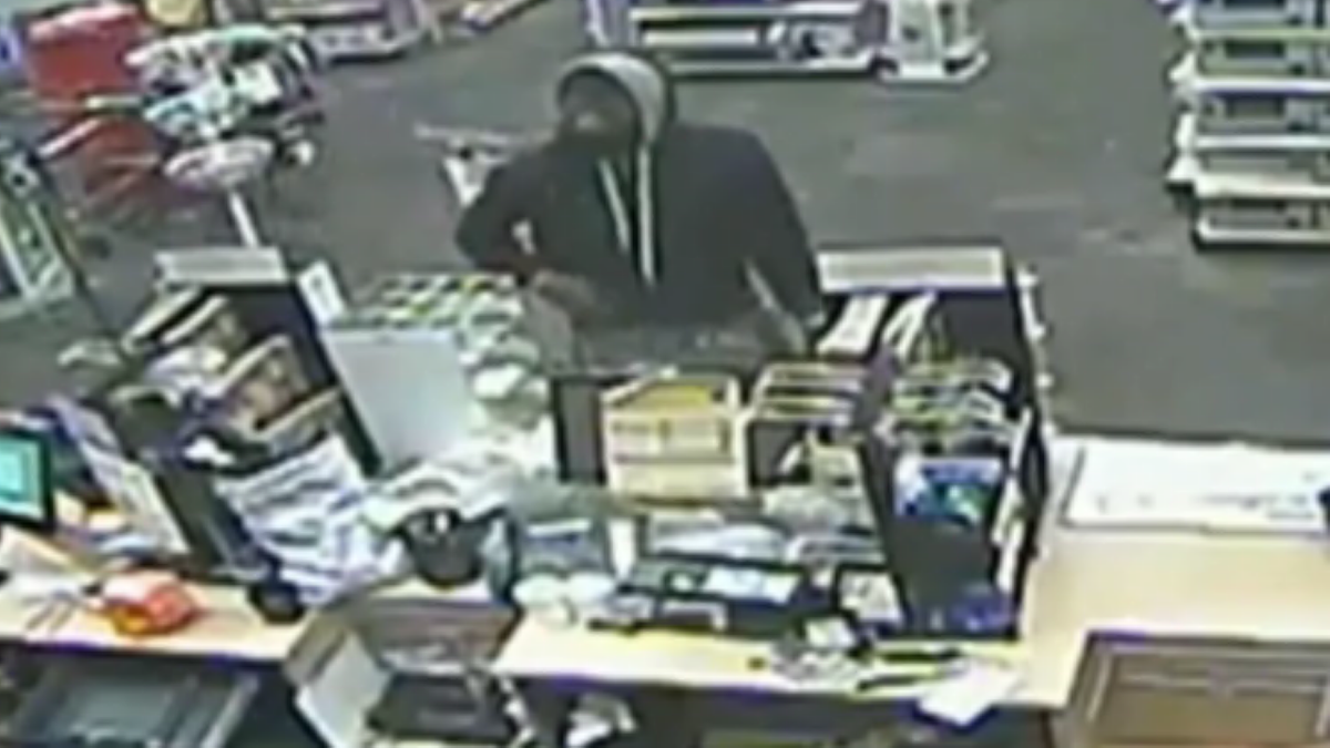 Suspect threatening CVS cashier