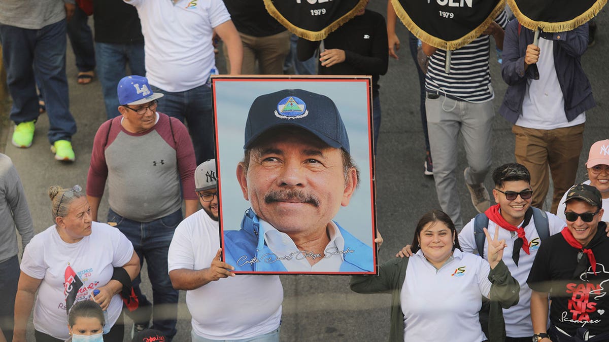 Nicaragua President Daniel Ortega portrait