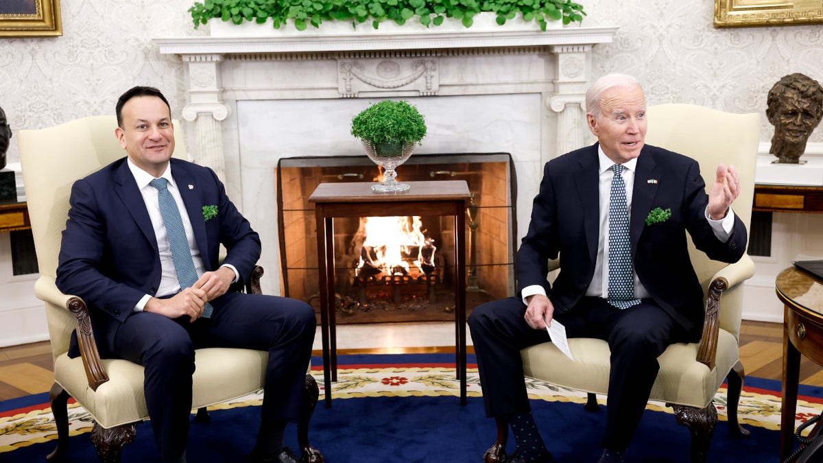 U.S. President Joe Biden and Irish Taoiseach Leo Varadkar
