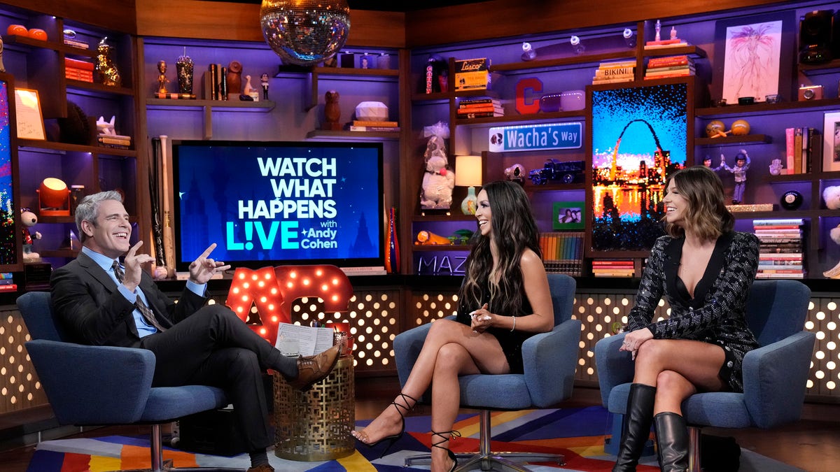 Raquel Leviss and Scheana Shay on "Watch What Happens Live"