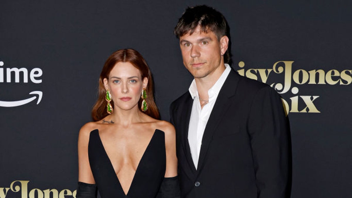 riley keough with husband ben petersen-smith at daisy and the six premiere