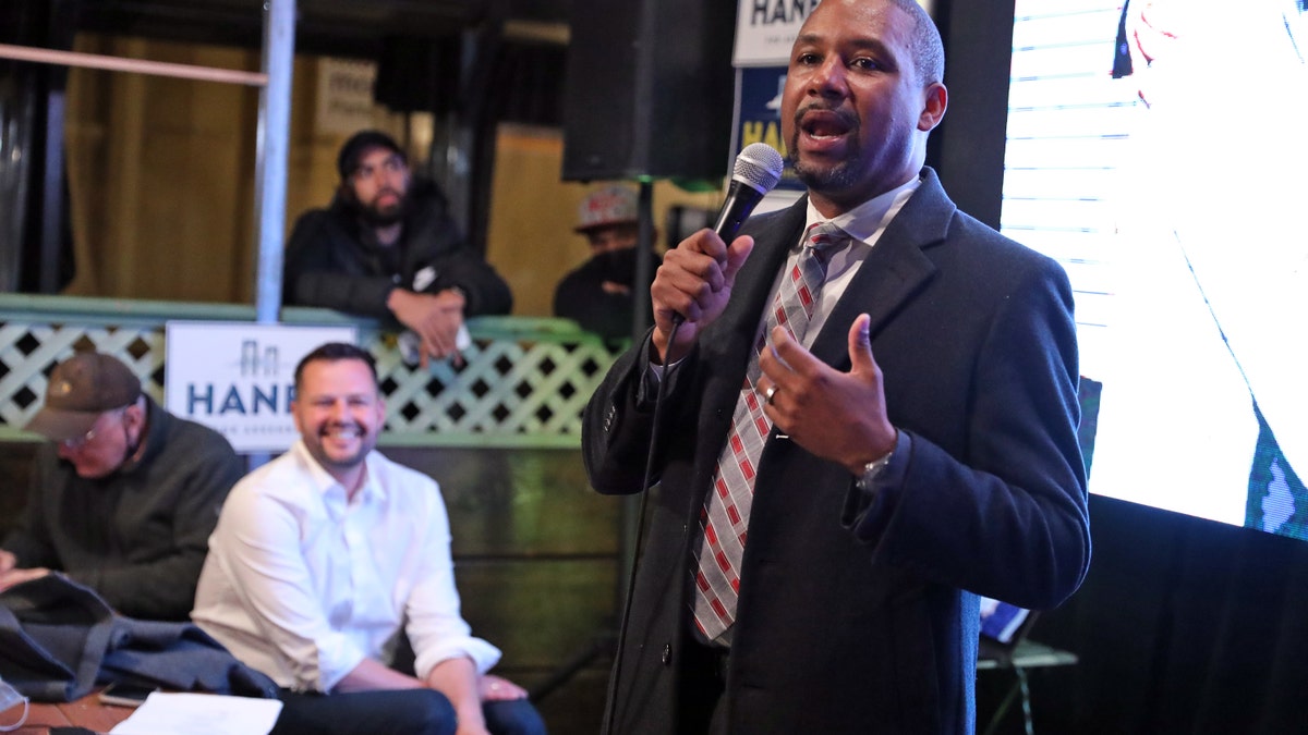 Supervisor Shamann Walton, member of the San Francisco Board of Supervisors, speaks.