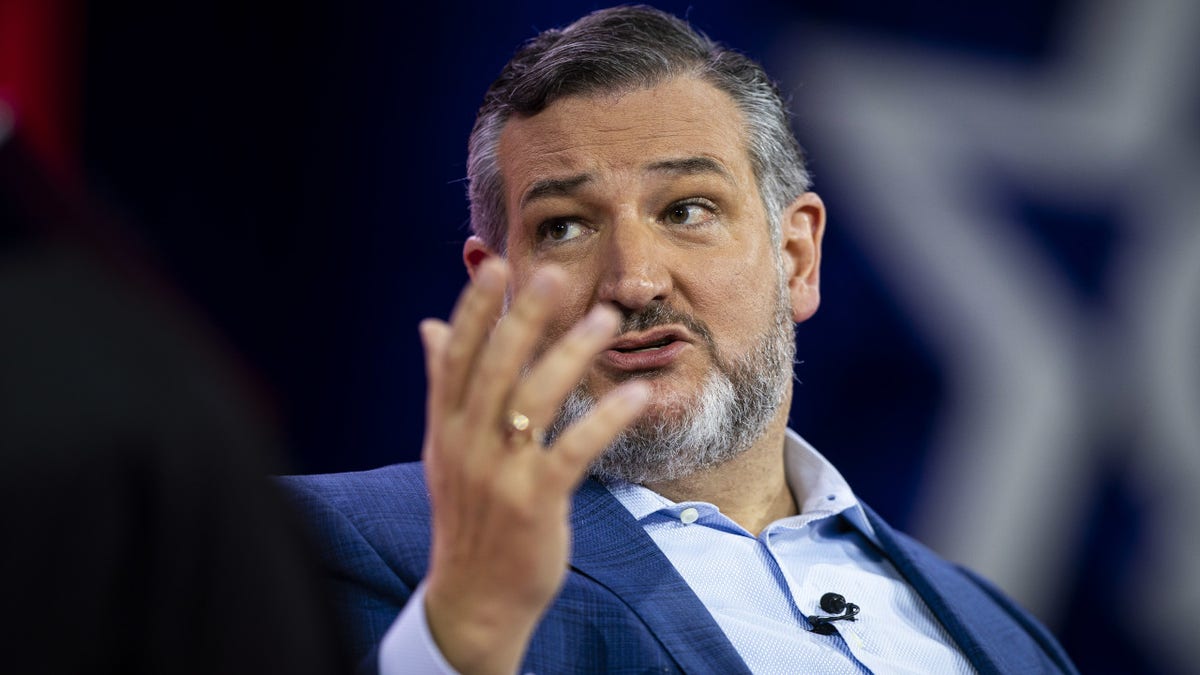 Senator Ted Cruz, a Republican from Texas, speaks during the Conservative Political Action Conference (CPAC) in National Harbor, Maryland, US, on Thursday, March 2, 2023