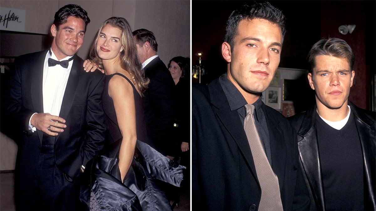 brooke shields dean cain ben affleck matt damon split photo