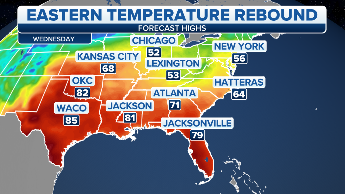 us temperature forecast