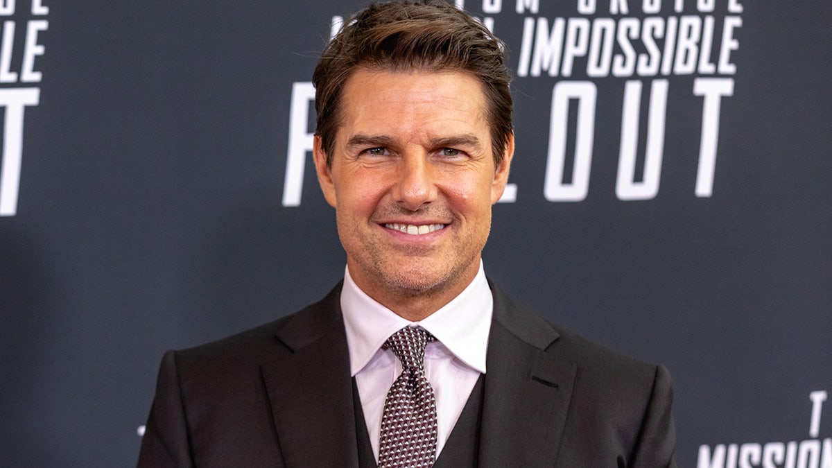 Tom Cruise at the premiere for Mission Impossible: Fallout in 2018