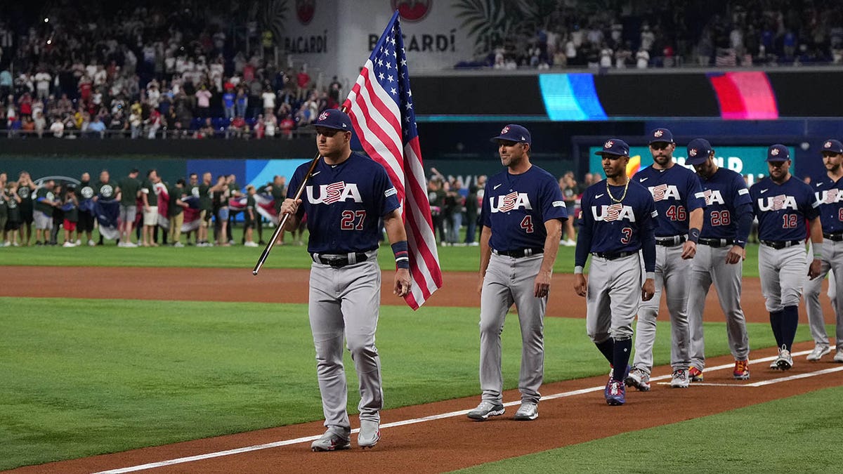 mike trout leading team usa