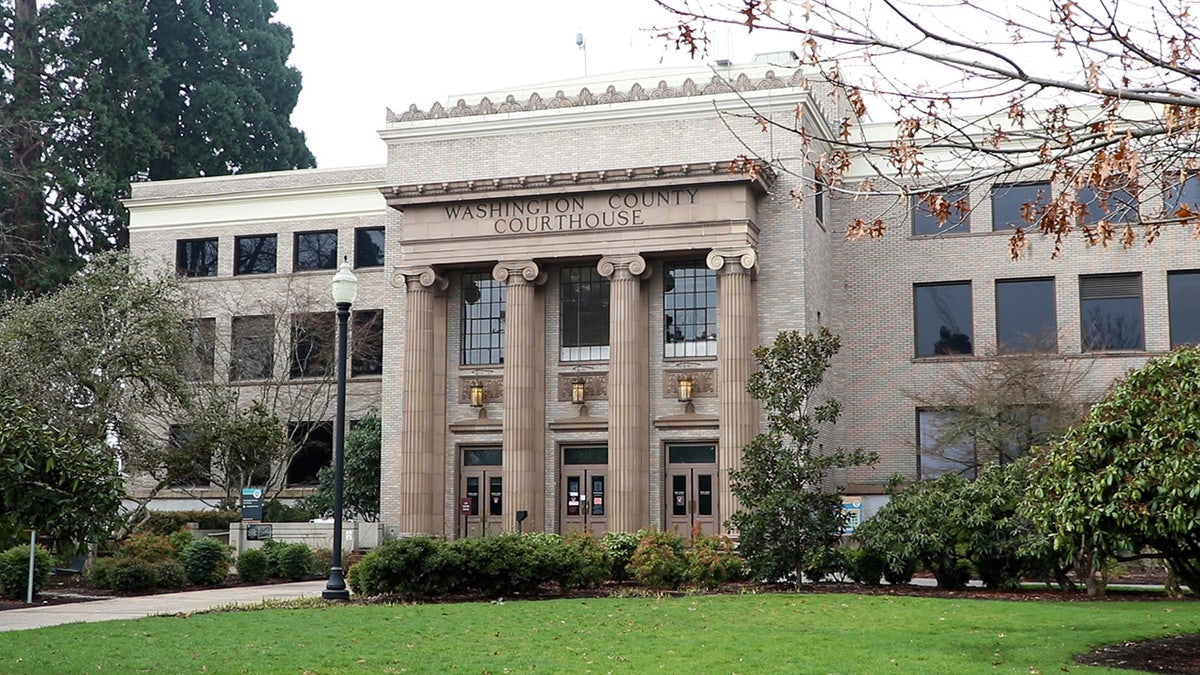 Washington County courthouse in Hillsboro, Oregon
