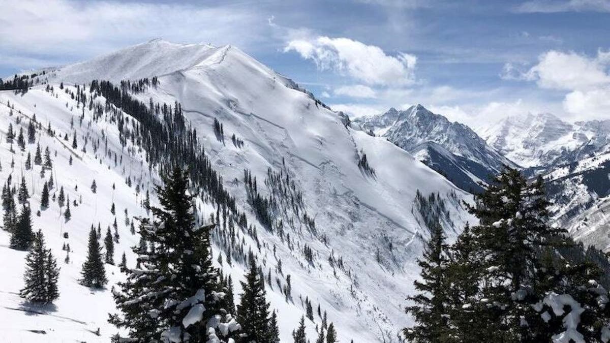 Mountain where avalanche occurred