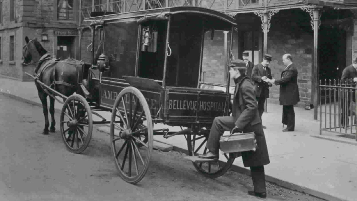 1886 Bellevue Ambulance in New York City