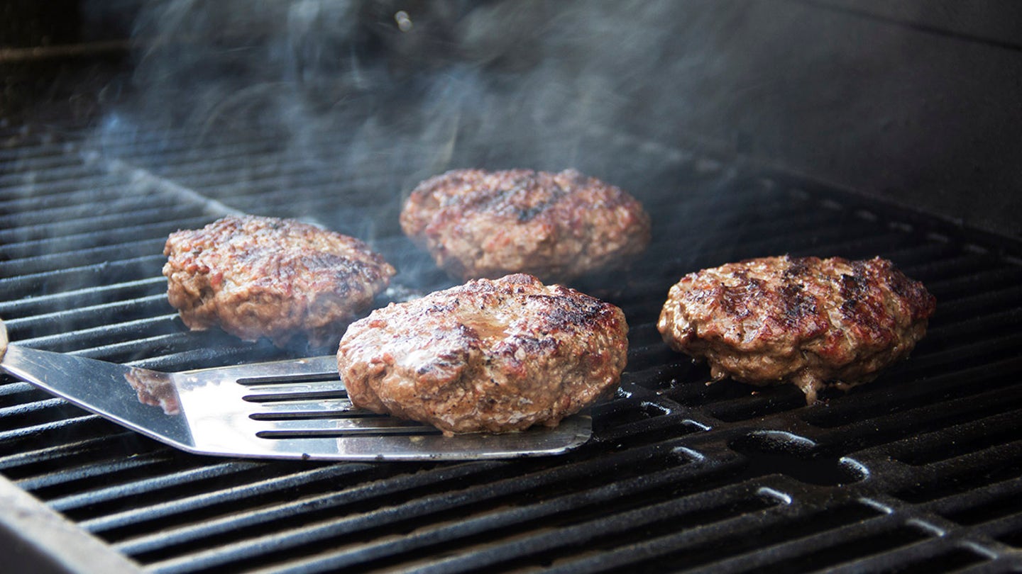 grilling burgers