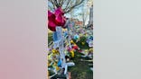 Memorials for the six victims who were killed in a mass shooting are placed outside of The Covenant School