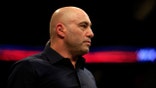 NEWARK, NJ - APRIL 18:  Commentator Joe Rogan looks on during the UFC Fight Night event at Prudential Center on April 18, 2015 in Newark, New Jersey.  (Photo by Alex Trautwig/Getty Images)