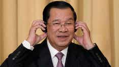 Cambodia's Prime Minister Hun Sen hints that he intends to step down when new government is installed