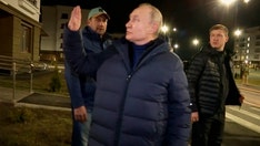 Vladimir Putin visits captured Ukrainian city for first time since invading