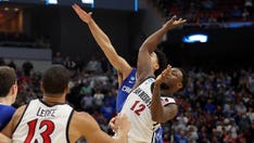 Foul call on Creighton player in final moments of Elite Eight game vs San Diego State sparks debate