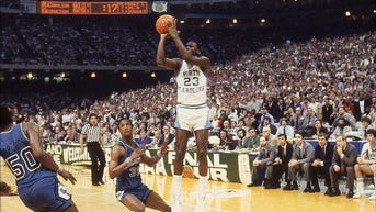 On March 29, 1982, Michael Jordan hits winning shot in NCAA final, launching legend