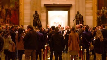 GOP congressman joins dozens of pastors singing classic church hymn at Capitol