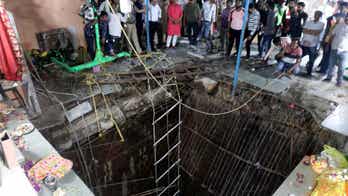 Well collapse at Indian temple kills at least 8