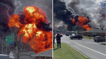 Fiery Maryland tanker truck crash kills driver, damages three nearby homes