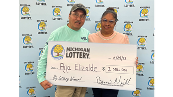 Michigan woman wins $1M Powerball prize after husband finds week-old ticket in coat pocket