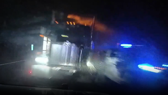 'Heart-stopping' NJ video shows truck crashing head-on with police cruiser at scene of accident