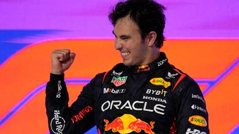 Sergio Perez holds off Max Verstappen at Saudi Arabian Grand Prix for first F1 win of season