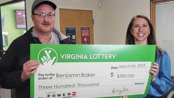Virginia man wins Powerball with 2 tickets in same drawing