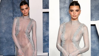 Emily Ratajkowski shows off mostly naked body at Vanity Fair Oscars party in NSFW pictures