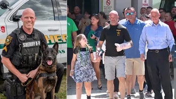 Florida deputy shot 3 times during ambush walks out of hospital