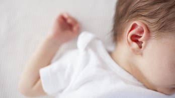 Baby seemingly enjoys ear brushing so much she cries when it stops: 'Gets calm every time'