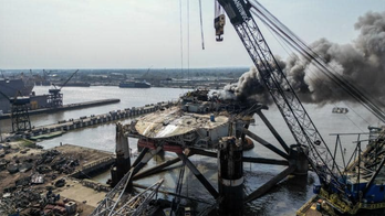 Alabama oil rig catches fire along Mobile River, officials worried about 'environmental effects'
