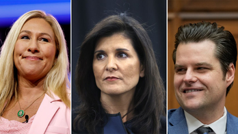 Greene, Gaetz take shots at presidential hopeful Nikki Haley during Trump rally over foreign policy, appeal