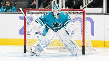 Sharks goalie opts not to wear LGBTQ-themed warmup jersey on team's Pride Night