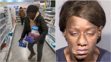 SEE IT: Cops bust cackling shoplifter who bragged she'd 'never' be caught