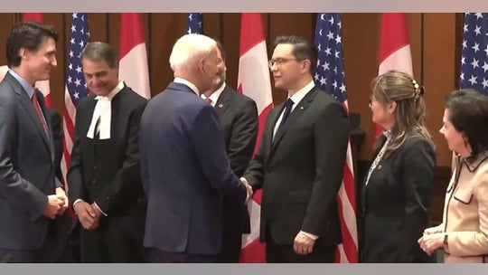 Biden jokes with Canada's Conservative leader about 'loyal opposition'