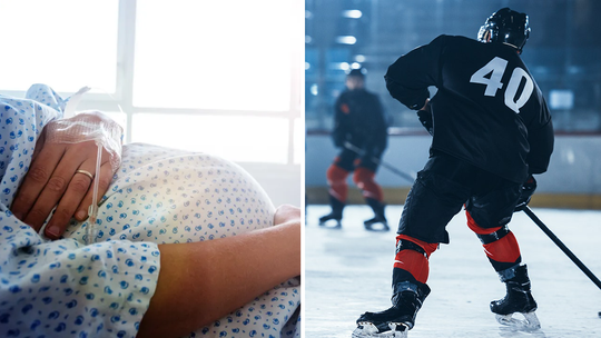Reddit user says baby due same day of husband's first hockey game: He will '100%' choose this, she insists