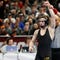 Mother of top-ranked college wrestler destroys eye glasses after son loses in semifinal
