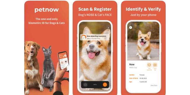 Petnow is the first biometric app that uses a dog's nose print and a cat's face to uniquely identify them.