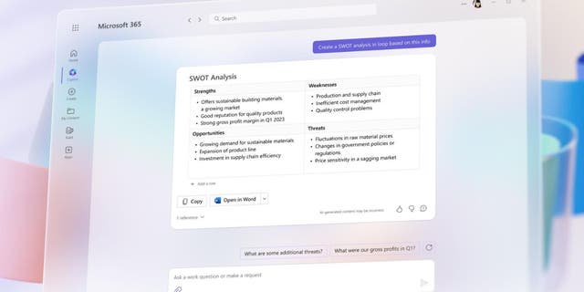 Microsoft bertujuan untuk membantu pekerja meningkatkan kreativitas, produktivitas, dan keterampilan lainnya.