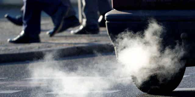 As European Union looks to phase out CO2-emitting cars, e-fuels may be the solution 2 An exhaust pipe of a car is pictured on a street in Berlin, Germany, on Feb. 22, 2018. Germany has opposed the European Union's law to end the sale of CO2-emmitting cars by 2035.