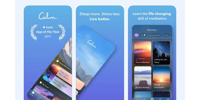 The Calm app includes sleep stories, music and more.