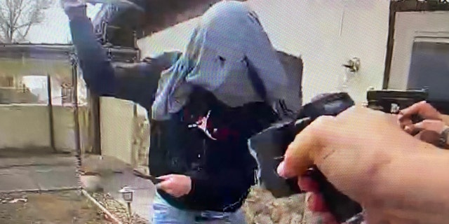 Monte Vista police officers fatally shot an 18-year-old suspect who allegedly charged at them with two knives.