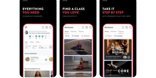 Peloton menawarkan tema dalam meditasi, termasuk tidur, bernapas, relaksasi yang dalam, dan banyak lagi.