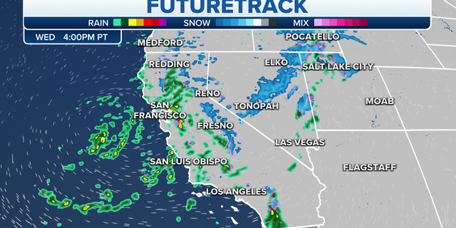 The futuretrack in the West on Wednesday afternoon